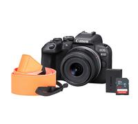 Canon EOS R10 Camera Kit inc RF-S 18-45mm Lens. Sandisk 128GB SD. Neck