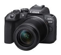 Canon EOS R10 + RF-S 18-150mm IS STM Lens - Compact Mirrorless Digital Camera - 24.2 MP, Dual Pixel CMOS AF II - 4K up to 60p - 23 FPS Continuous Shooting - Face & Eye Detection - Bluetooth, Wi-Fi