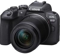 Canon EOS R10 + RF-S 18-150mm - A Mirrorless EOS-R camera that’s perfect for creative exploration, paired with a compact far-reaching zoom lens that packs several lenses in one