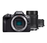 Canon EOS R100 + RF-S 18-45mm F4.5-6.3 IS STM + RF-S 55-200mm F5-7.1 IS STM Kit MILC 24.1 MP CMOS 6000 x 4000 pixels Black