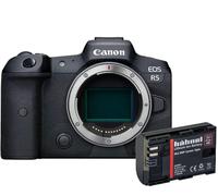 Canon EOS R5 body + Hahnel LP-E6P Battery