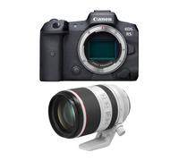 Canon EOS R5 Mirrorless Camera Body with RF 70-200mm f/2.8 L is USM Lens (2 Items)