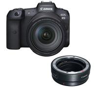 Canon EOS R5 Mirrorless Digital Camera with RF 24-105mm f/4L IS Lens + EF-EOS R mount adapter - 2 Year Warranty - Next Day Delivery