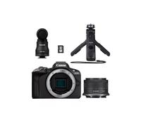 Canon EOS R50 Content Creator Kit (Black) (RF-S 18-45mm f/4.5-6.3 IS STM + Tripod Grip HG-100BTR + Stereo Microphone DM-E100+32GB SD Card)