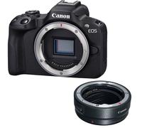 Canon EOS R50 Mirrorless Camera Body with EF-EOS R mount adapter - Mirrorless Camera with Fast AF, 4K video