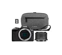 Canon EOS R50 Mirrorless Camera + RFS 18-45mm + CB-TS100 Bag and SD card Kit - APS-C, 4K Camera, WiFi, Bluetooth, Compact, Vlogging Camera for Beginners and Professionals