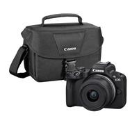 Canon EOS R50 Mirrorless Camera with 18-45mm Lens | Black with 200ES Camera Bag