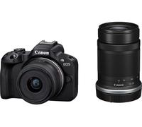Canon EOS R50 Mirrorless Camera + RF-S 18-45mm F4.5-6.3 IS STM + RF-S 55-210mm F5-7.1 IS STM Lens - 24.2MP, APS-C, 15fps | 4K Oversampled 6K Video | Wi-Fi, Bluetooth | Compact for Travel & Vlogging