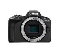 Canon EOS R50 Mirrorless Vlogging Camera (Body Only/Black), RF Mount, 24.2 MP, 4K Video, DIGIC X Image Processor, Subject Detection & Tracking, Compact, Smartphone Connection, Content Creator