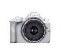 Canon EOS R50 Mirrorless Vlogging Camera (White) w/RF-S18-45mm F4.5-6.
