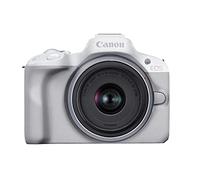 Canon EOS R50 Mirrorless Vlogging Camera (White) w/RF-S18-45mm F4.5-6.3 is STM Lens, 24.2 MP, 4K Video, Subject Detection & Tracking, Compact, Smartphone Connection, Content Creator