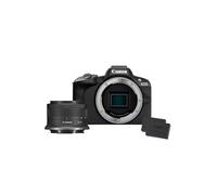Canon EOS R50 + RF-S 18-45mm F4.5-6.3 IS STM Lens Additional Battery Kit (x2 Batteries) - Compact Mirrorless Digital Camera - 24.2 MP, UHD 4K Video, APS-C Sensor - 15 FPS Continuous Shooting