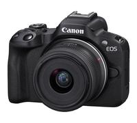 Canon EOS R50 + RF-S 18-45mm F4.5-6.3 IS STM Lens - Compact Mirrorless Digital Camera - 24.2 MP, UHD 4K Video, APS-C Sensor - 15 FPS Continuous Shooting - Vari-Angle Touchscreen - Bluetooth & Wi-Fi