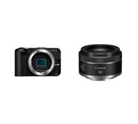 Canon EOS R50 V - Vlogging Camera Body Only + Canon RF 50mm F1.8 STM Lens
