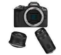 Canon EOS R50 with RF-S 18-45mm f4.5-6.3 IS STM and 75-300mm f4-5.6 Lens