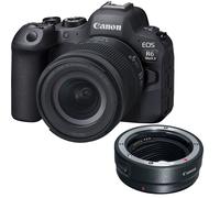 Canon EOS R6 Mark II Mirrorless Camera with RF 24-105mm f/4-7.1 IS STM Lens with EF-EOS R mount adapter