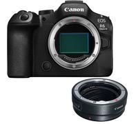 Canon EOS R6 Mark III Mirrorless Camera Body with EF-EOS R mount adapter
