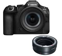 Canon EOS R6 Mark III Mirrorless Camera with RF 24-105mm f/4-7.1 IS STM Lens with EF-EOS R mount adapter