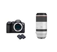 Canon EOS R6 MarkII + RF 100-500mm F4.5-7.1L IS USM Lens + 2x Extra Batteries - Full Frame Mirrorless Camera, 24.2 Megapixels, 40fps Continuous Shooting 4K 60p 8-Stops IS Dual Pixel CMOS Auto Focus II