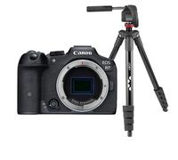 Canon EOS R7 body + Joby Tripod