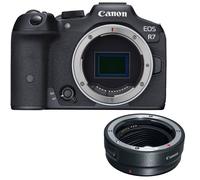 Canon EOS R7 Mirrorless Camera Body with EF-EOS R mount adapter - Mirrorless Camera with Fast AF, 4K video