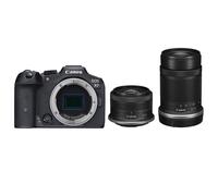 Canon EOS R7 Mirrorless Camera with RF-S 18-45mm and RF-S 55-210mm STM Lenses - Mirrorless Camera with Fast AF, 4K video