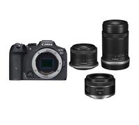 Canon EOS R7 Mirrorless Camera with RF-S 18-45mm, RF-S 55-210mm and RF 50mm f1.8 STM Lenses