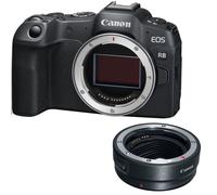 Canon EOS R8 Mirrorless Camera Body with EF-EOS R mount adapter - Mirrorless Camera with Fast AF, 4K video