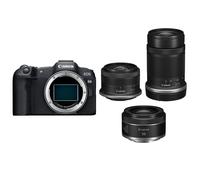 Canon EOS R8 Mirrorless Camera with RF-S 18-45mm, RF-S 55-210mm and RF 50mm f1.8 STM Lenses