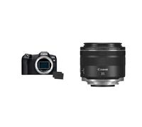 Canon EOS R8 + RF 35mm F1.8 MACRO IS STM Lens + 2x Extra Battery 24.2MP Full-Frame Mirrorless Camera Dual Pixel CMOS AF II 4K 60p Up to 40 FPS Cont. Shooting Touch Screen Bluetooth Wi-Fi USB-C