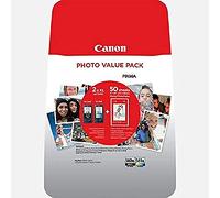 Canon PG 560XL/CL-561XL Photo Value Pack Ink cartridge / paper kit - 2-pack, 50 sheet(s) Black, colour (cyan, magenta, yellow) 3712C004