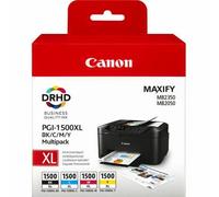 Canon PGI-1500XL 4 Colour Multipack Ink Cartridge PGI-1500XL B/C/M/Y 9182B004