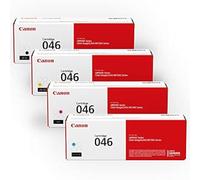 Canon Genuine Toner Bundle 046 (1248C006), 4 Pack (1 Each: Cyan, Magenta, Yellow, Black), for Canon Color imageCLASS MF735Cdw, MF733Cdw, MF731Cdw, LBP654Cdw Laser Printers