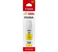 Canon GI 50 Y - Yellow - original - ink refill - for PIXMA G5050, G6050, G7050, GM2050, GM4050
