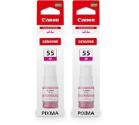 Canon GI-55M Magenta Ink Bottle - Genuine Ink - Compatible MAXIFY GX1050/GX2050 (Pack of 2)