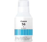 Canon GI-56C Cyan Ink Bottle. Type: Original Printing colours: Cyan Brand compatibility: Canon. Quantity per pack: 1 pc(s) Package width: 170 mm Package depth: 60 mm
