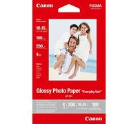 Canon GP-501 Everyday Use Photo Paper, Glossy, 200 g/m2, 10 x 15 cm (4 x 6in), 100 Sheets - 0775B003