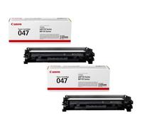 Canon 047 (2164C002) Black Original Toner Cartridge - Twin Pack