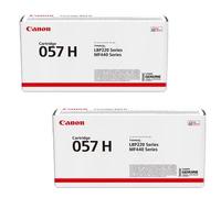 Canon 057H/3010C002 Black Original High Capacity Laser Toner Cartridge Twin Pack (2 Pack)