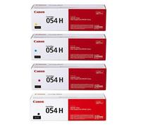 1 Full Set of Canon 054HBK and 1 x Colour Set 054HC/M/Y (Original) High Capacity Toner Cartridges