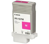 Canon 6707B001AA Original Canon PFI 107M Magenta Ink Cartridge, 130ml - 6707B001AA
