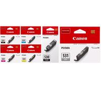 Canon Ink Cartridge PGI-530BK CLI531-BK CLI-531C CLI-531M CLI-531Y CLI-531GY Lot
