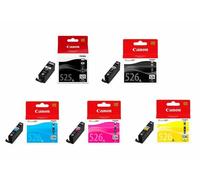 Canon Ink Cartridge PGI525PGBK, CLI526BK, CLI526C CLI526M, CLI526Y CLI526GY, LOT