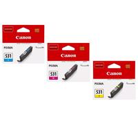 Canon Ink Cartridge PGI530BK CLI531BK CLI531C CLI531M CLI531Y CLI531GY Setup Lot