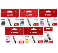 Canon Ink Cartridges PGI-580 XL XXL & CLI-581 XL XXL LOT