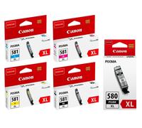 Canon Ink Cartridges PGI-580 XL XXL & CLI-581 XL XXL LOT