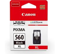 Canon Ink - PG-560XL High Yield Genuine Black Printer Ink Cartridge - Prints Up