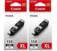 Canon Inkjet Printer, Black, Pack of 2