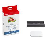 Canon KC-18IF Colour Ink + 54 x 86 mm Sticker Paper Set, 18 Sheets