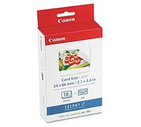 Canon KC-18IF Colour Ink + Paper Set Credit Card Size - 18 Stickers